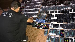 Industria ilegal. Por el robo de los celulares, se había montado una estructura económica.&nbsp;