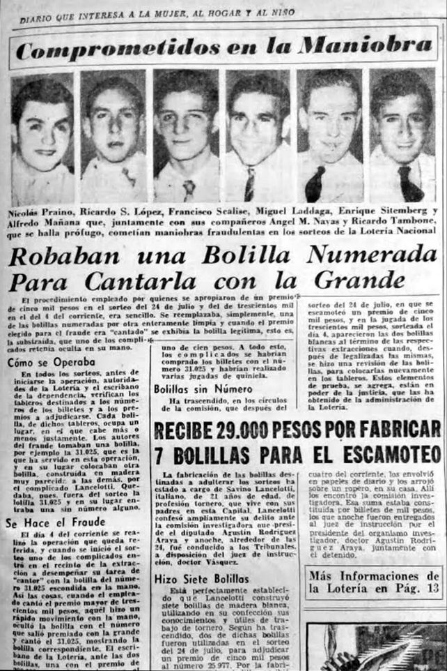 Los niños cantores eran nueve. Sólo uno de ellos no cumplió la condena por ser menor de edad.