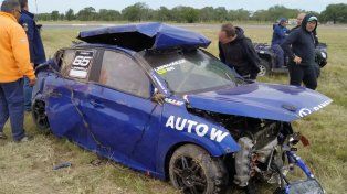 El piloto Julián Lepphaille se accidentó durante la primera clasificación en Alta Gracia pero está fuera de peligro.