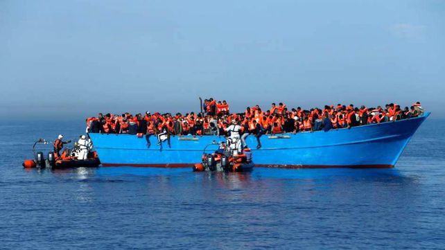 El rescate estuvo a cargo de la ONG Moas.