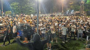 La Barra de Olimpia se manifestó después de la derrota del Franjeado.&nbsp;