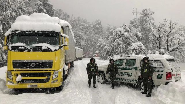 Intensas nevadas en los principales destinos turísticos de la Patagonia