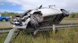 Autovía 14: una conductora perdió el control de su auto y se subió al guardarrail