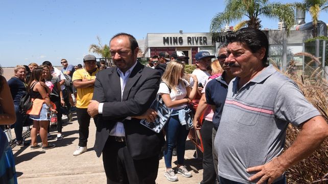 El abogado Salvador Vera y Edgardo Orellano