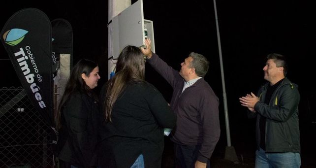 El jefe comunal Antonio Fiorenza activó la llave.