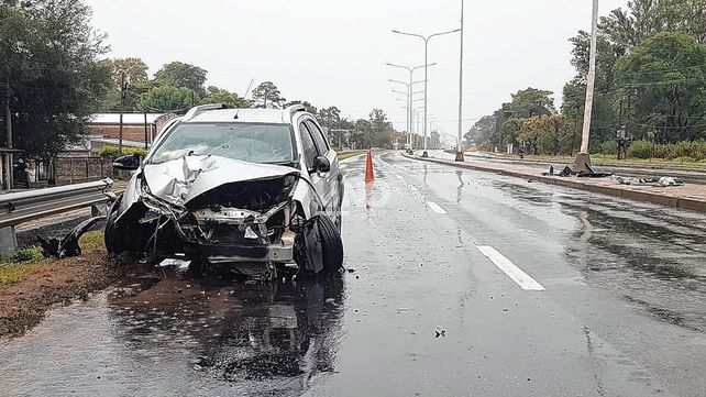 Accidente en la Ruta Nº1