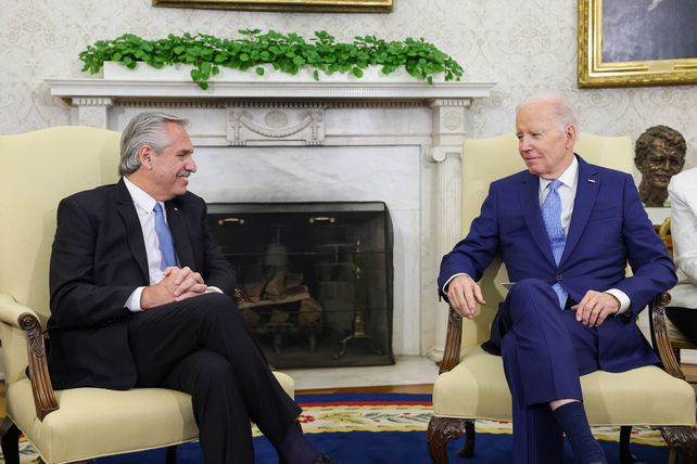 El presidente Alberto Fernández calificó su encuentro con el presidente norteamericano
