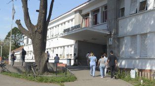 El Hospital Eva Perón de Granadero Baigorria donde fue derivado el hombre apuñalado en una pelea con familiares en esa ciudad.