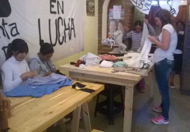 Jornada de reclamo de las trabajadoras de la casa de la Mujer