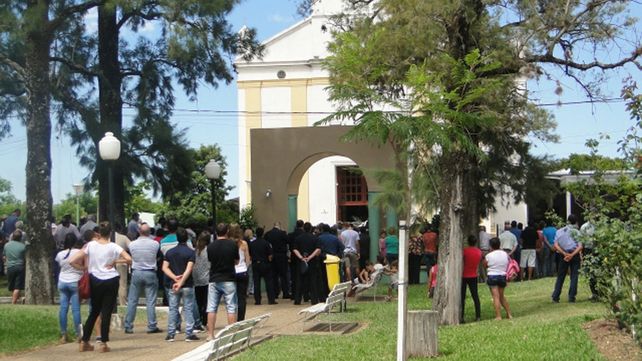 El pueblo de Villa del Rosario despidió los restos de Baldezari