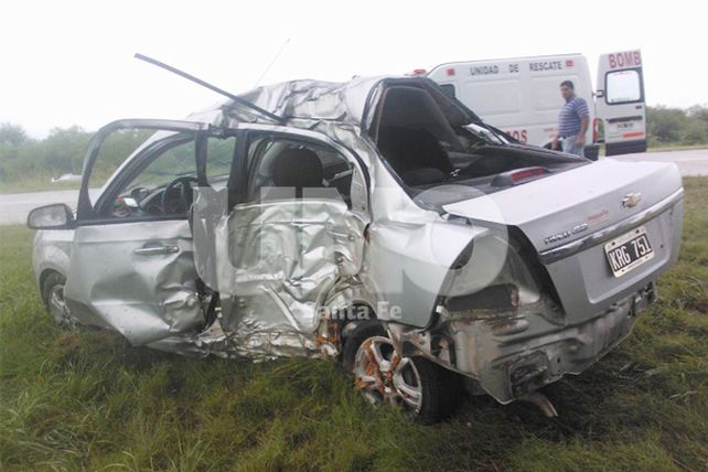Fallecieron dos personas de 34 y 57 años de edad en un accidente en San Javier