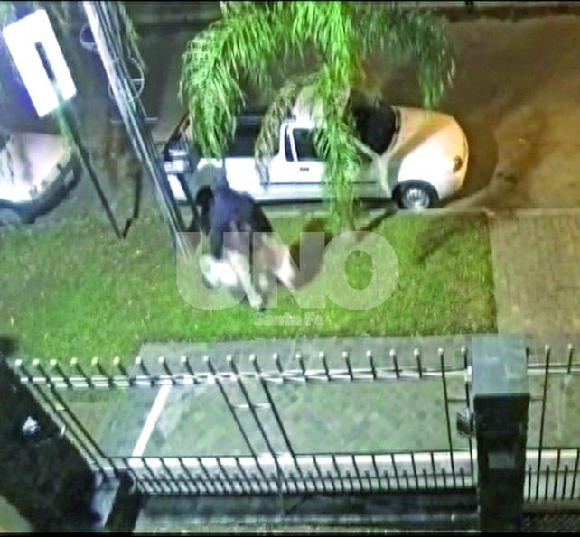 Video. El autor del hecho quedó registrado en varias cámaras de seguridad y ahora es intensamente buscado por la Justicia.