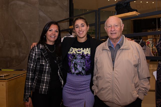 Carolina Alegre, Irene Verasio y Roberto Dal lago  
