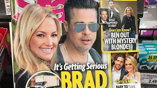 Brad Pitt dejó atrás a Angelina y viviría un romance con la actriz Kate Hudson