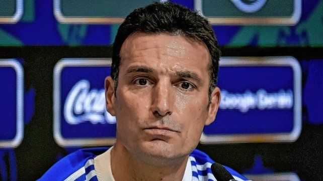 Lionel Scaloni habló en conferencia de prensa.