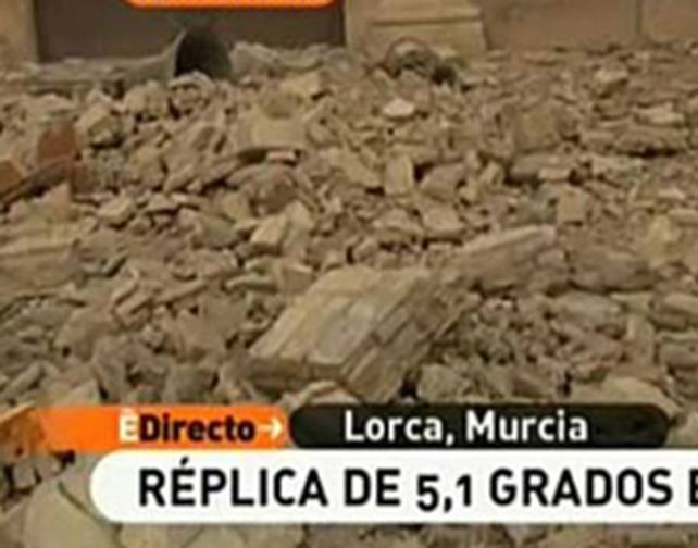 Espa&ntilde;a: al menos ocho personas murieron por sismos en la regi&oacute;n de Murcia