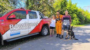 Gitana es la nueva integrante de la Brigada K9 que entrenan para búsqueda y rescate de personas