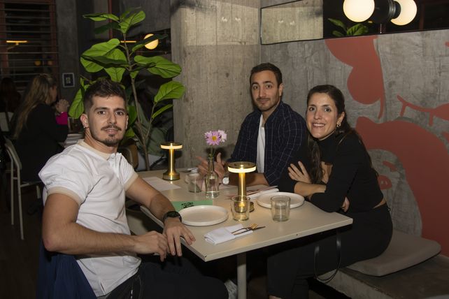 Mario Ramos, Roque Cantoia y Rocío de Frutos