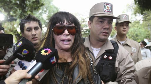 La policía paraguaya liberó a Moria Casán