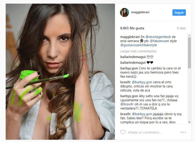 La foto archi sensual de Magui Bravi