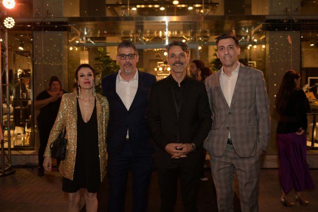 Verónica Moreno, Fernando Fontenla , Walter Betina y Federico Fontenla