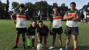 José, Lucio, Manu, Santi y Nacho. Los cinco chicos de San Agustín que jugarán el Mundial de Mixed Ability en Cork, Irlanda.