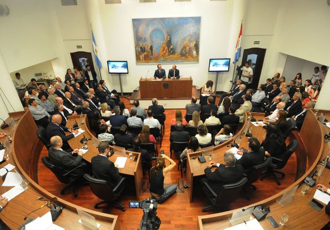 Este año. Antes del discurso del intendente