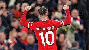 El Liverpool, con un gol de Alexis Mac Allister, se coronó campeón de la Premier League.