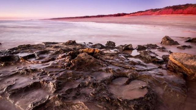 Identifican huellas de dinosaurios en el Jurassic Park de Australia