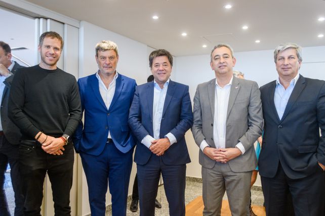 Lisandro Rosental, Rogelio Biasi, Gustavo Scaglione, Pablo Breitman y Pablo Javkin