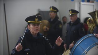 Al frente. Carina Stieb comenzó como flautista a los 14 años y en 2007 había ingresado a la orquesta policial.