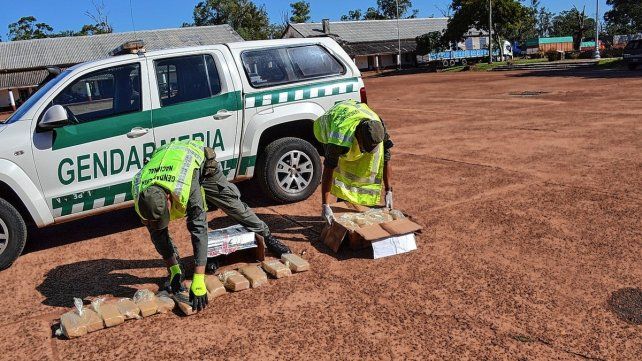 Detenido al retirar una encomienda con 42 kilos de marihuana en Concordia