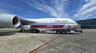 El refueler desarrollado por Danes está hace 20 días funcionando en Ezeiza.