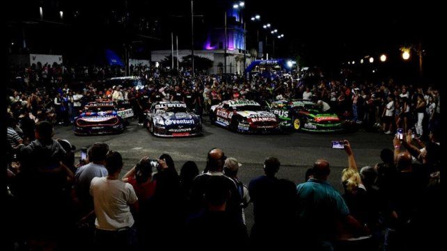 Los autos del TC giraron por las calles de Concepción del Uruguay