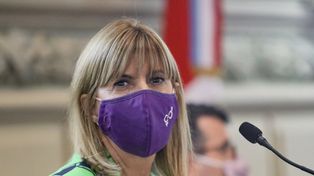 La vicegobernadora Alejandra Rodenas salió de cuidados intensivos.