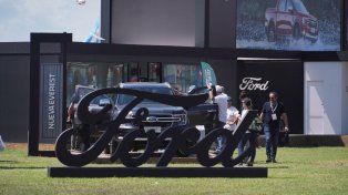 El stand de Ford en la ExpoAgro presentó nuevos modelos y recibió miles de visitantes.