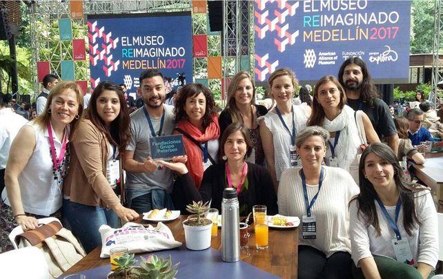 Profesionales de museos santafesinos becados por la Fundación BSF, en Colombia