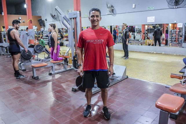 El profe Mariano Vaca uno de los dueños de Mega Force Gym Center.&nbsp;