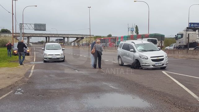 Impresionante accidente en la ruta 168 a la altura de Walmart