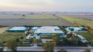 La planta de Nova en Cañada de Gómez.