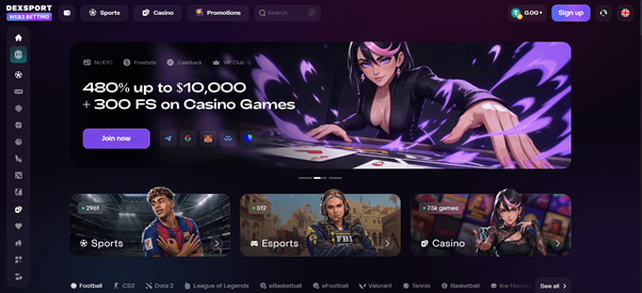 Dexsport: Reseña Completa del Casino y Casa de Apuestas con Criptomonedas 2026