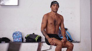 Estudiantes mimó al nadador Kevin Schmitd.