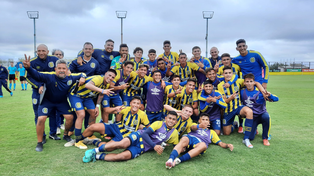 Festejo canalla. Central se impuso 2 a 1 en el clásico de reserva