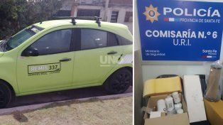 Detuvieron a un remisero en la puerta del Cementerio con repuestos robados