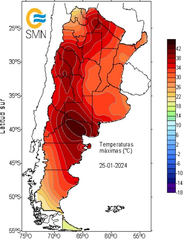SMN: continúa el calor y la máxima asciende a 36 grados