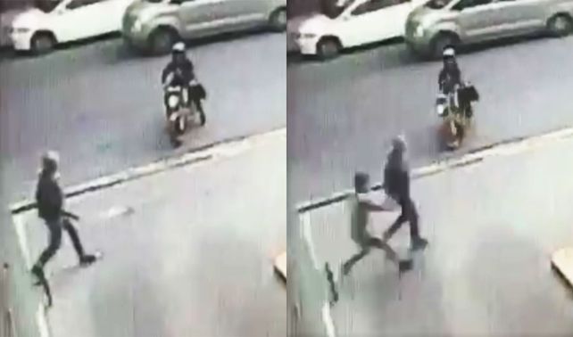 Jorge Rial fue asaltado por motochorros en Palermo: el video de lo que pasó