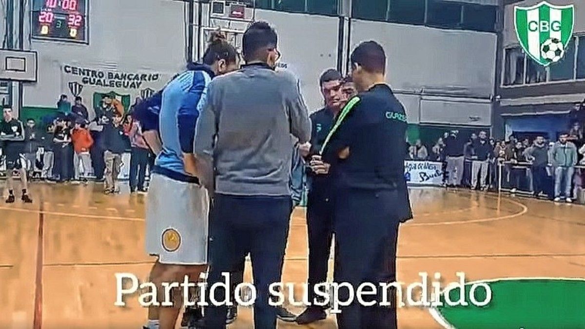 Básquet: Una persona tiró gas pimienta en pleno partido