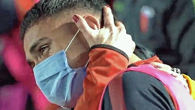 La imagen del jugador de Colón que emocionó a todos