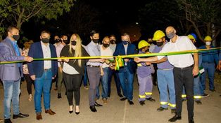 Ceres: inauguraron nuevas luces led y se entregó un respirador para el hospital