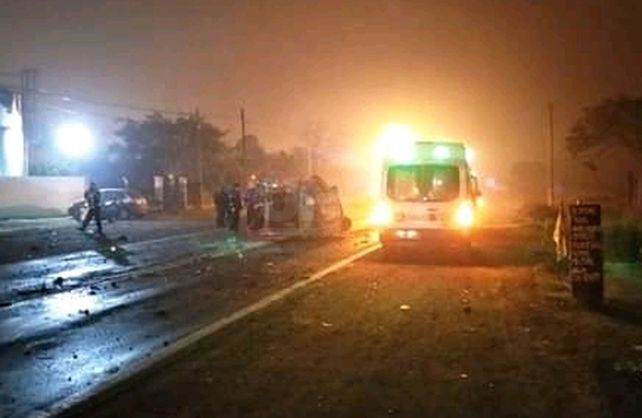 As&iacute; quedaron los autom&oacute;viles tras el siniestro